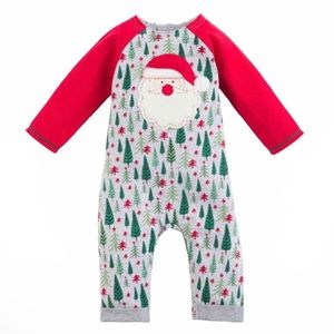 Mud Pie Christmas PJ Baby Bodysuit